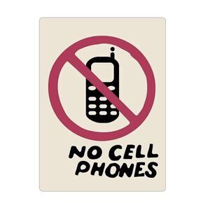 Gilmore Girls “No cellphones” Print 5x7”